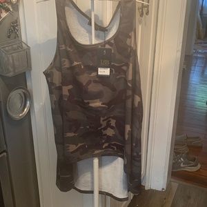 Lucky‎ and blessed hi lo cano tank. NWT. Retsil 46
